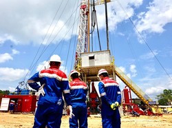 Anak Usaha Pertamina Bor Sumur Ke-100 di Blok Rokan