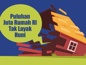 Puluhan Juta Rumah RI Tak Layak Huni