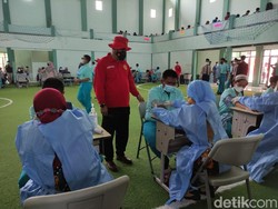 2 Ribu Santri di Sidoarjo Vaksinasi Dosis Kedua Persiapan Sekolah Tatap Muka
