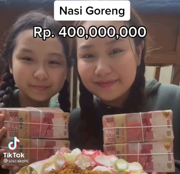 nasi goreng yang dibuat siska kohl dihargai 400 juta