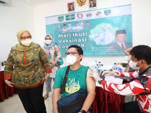 Serikat Pekerja Panasonic Gobel Vaksinasi 500 Keluarga Karyawan