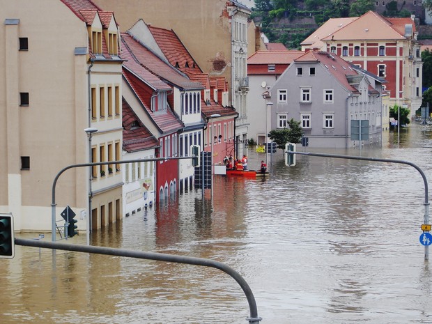 Ilustrasi mimpi kota banjir