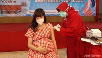 Gembiranya Bumil di Boyolali Memperoleh Vaksin COVID-19