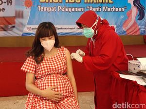 Gembiranya Bumil di Boyolali Memperoleh Vaksin COVID-19 Gembiranya Bumil di Boyolali Memperoleh Vaksin COVID-19
