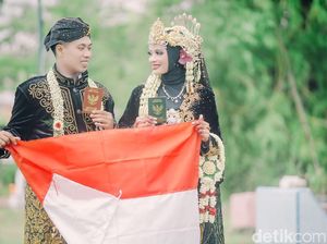 Ada-ada Saja, Viral Pengantin di Madura Ini Sesi Foto Pernikahan di Kuburan