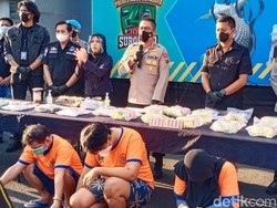 13 Kg Sabu Diamankan dari 3 Kurir di Surabaya