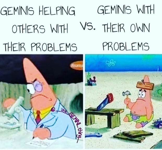 Meme zodiak gemini yang related dan kocak