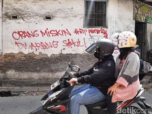 Polisi Selidiki Coretan Orang Miskin Dilarang Sakit di Solo