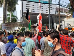 Ini Tuntutan Pencari Suaka WN Afghanistan yang Demo di Kantor UNHCR Jakpus