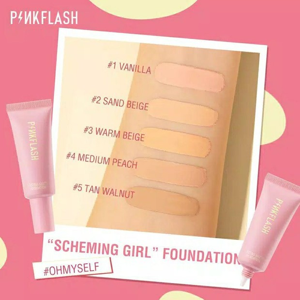 Pinkflash Oh My Self Foundation / foto : shopee.co.id/momoly_shop