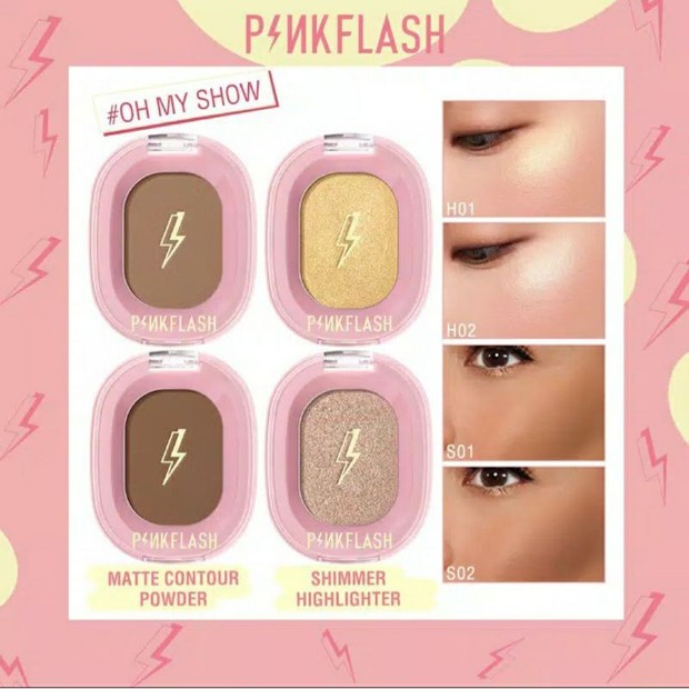 Pinkflash Oh My Show Highlighter / foto : shopee.co.id/almaaf99