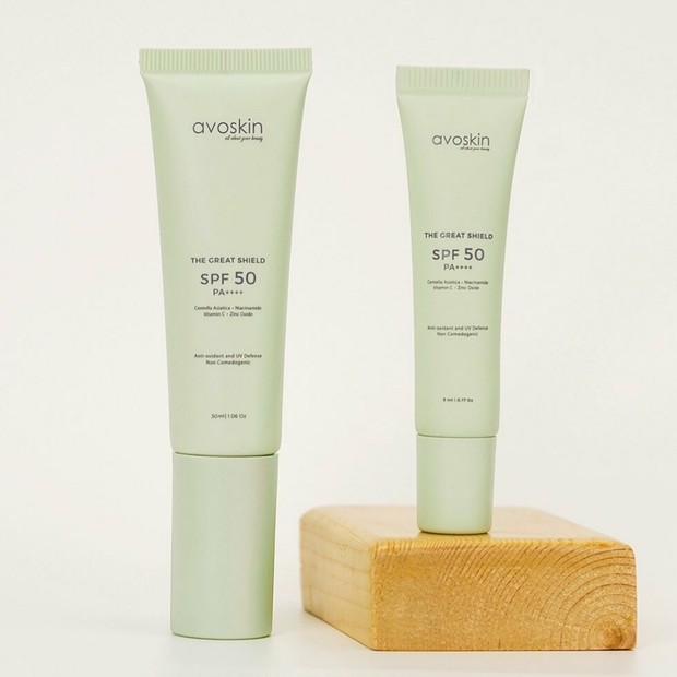 Sunscreen Avoskin/ sumber: Instagram.com/ avoskinbeauty Sunscreen Avoskin