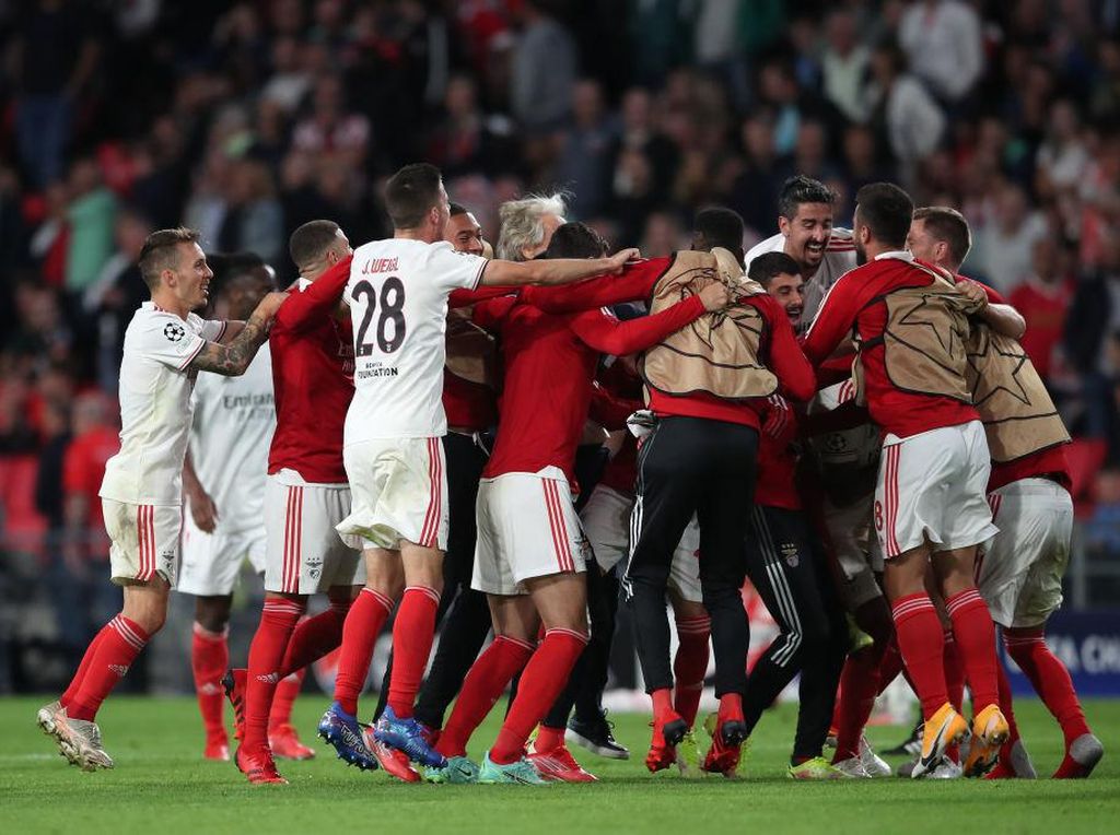 Hasil Play-Off Liga Champions: Benfica dan Young Boys ke Fase Grup