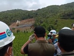 Sempat Tertunda, Peledakan Bendungan Bagong di Trenggalek Kembali Dilanjutkan