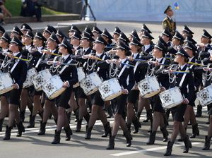 Hari Kemerdekaan, Militer Ukraina Unjuk Kekuatan