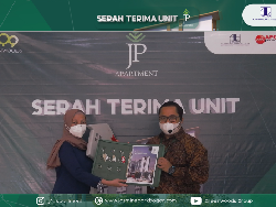 JP Apartment Bogor Serah Terima Unit Perdana di Tengah Pandemi