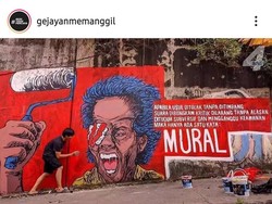 Lomba Mural Gejayan Memanggil, Dicari yang Paling Cepat Dihapus Aparat!