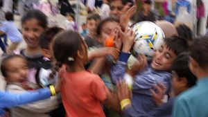 Keceriaan Anak-anak Afghanistan yang Mengungsi ke Jerman