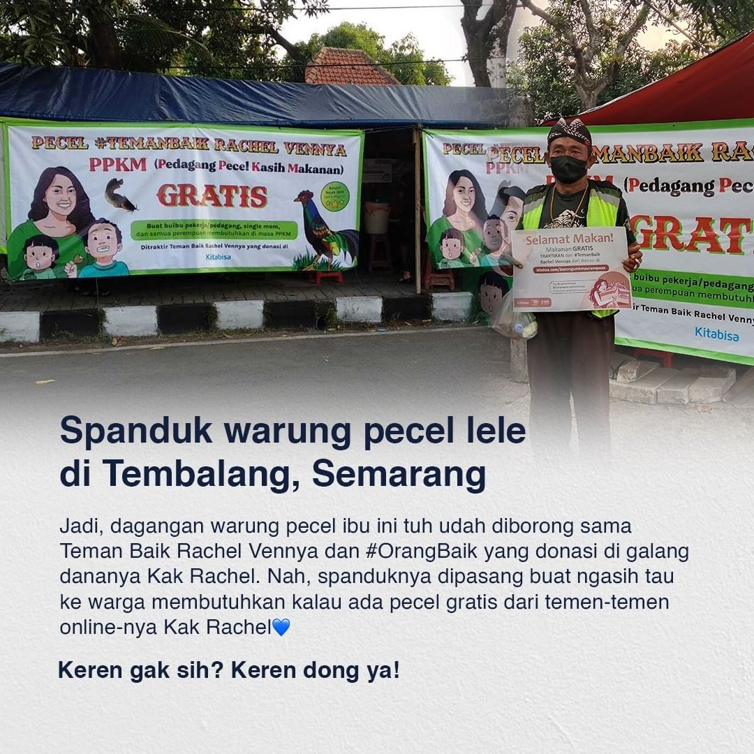 Aksi sosial Rachel Vennya