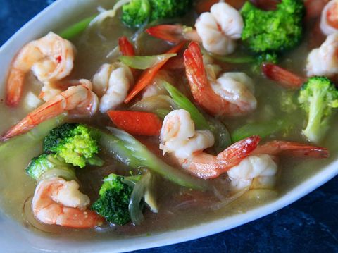 Resep Tumis Udang dan Brokoli