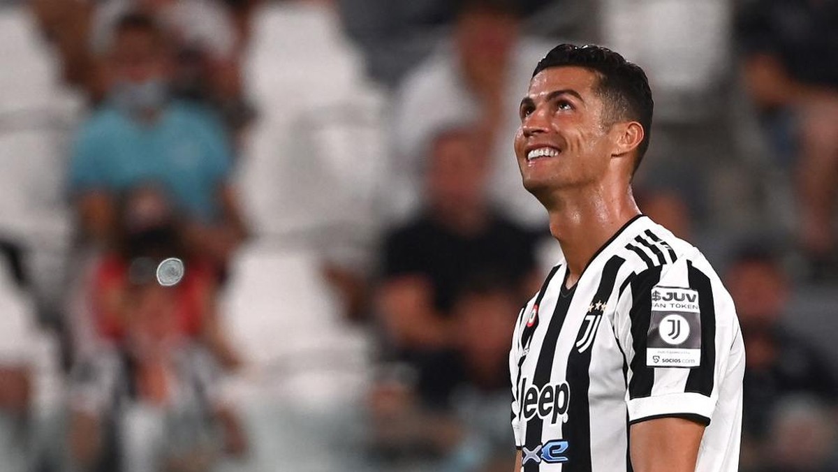 Pemain baru Juventus Kaio Jorge terinspirasi oleh Cristiano Ronaldo. (Foto: AFP/MARCO BERTORELLO)