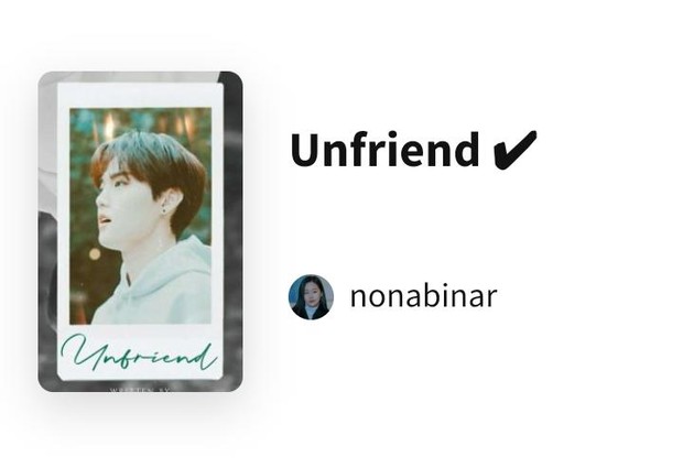 (Unfriend/Foto: wattpad.com/nonabinar) Unfriend/Foto: wattpad.com/nonabinar