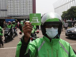 Program Vaksin Gojek Bikin 90% Driver Lebih Pede Layani Masyarakat