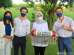 Kakak-Adik Asal Prancis Ini Datang ke Banyuwangi Kolaborasi Bersihkan Sungai