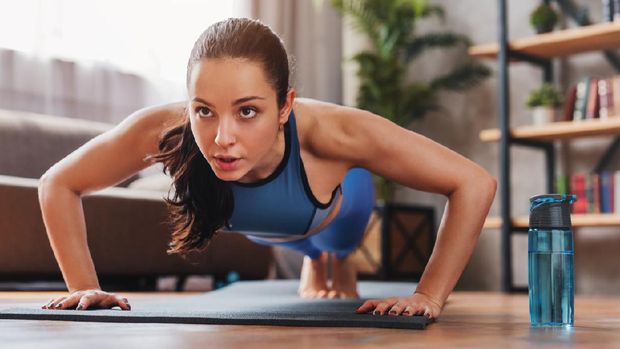 ilustrasi  push up