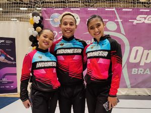 Indonesia Bawa Pulang Dua Medali dari Kejuaraan Dunia Aerobik