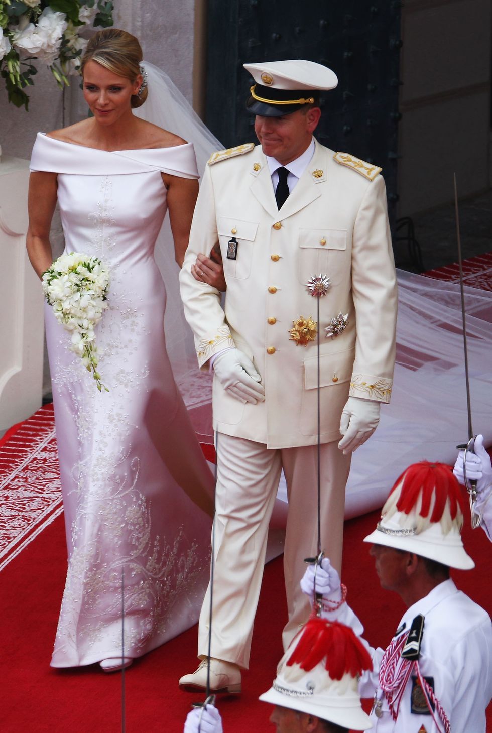 Putri Charlene Wittstock dan Pangeran Albert II Monako