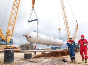 Reaktor Alkilasi Dipasang, Progres RDMP Balikpapan Sudah 38,80%