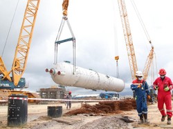 Reaktor Alkilasi Dipasang, Progres RDMP Balikpapan Sudah 38,80%