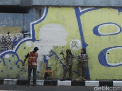 Mural Mirip Jokowi Mata Tertutup Masker Dihapus, Ini Penampakan Terbarunya