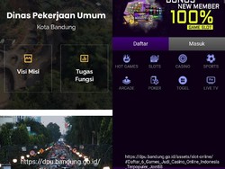 Duh Situs Judi Online Numpang di Domain Milik DPU Kota Bandung