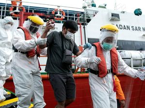 Basarnas Evakuasi WNA Filipina yang Kecelakaan Kerja Hingga Jarinya Putus