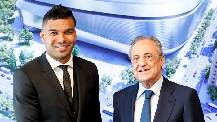 Casemiro memperpanjang kontraknya bersama Real Madrid hingga 2025, Jumat 27 Agustus 2021.