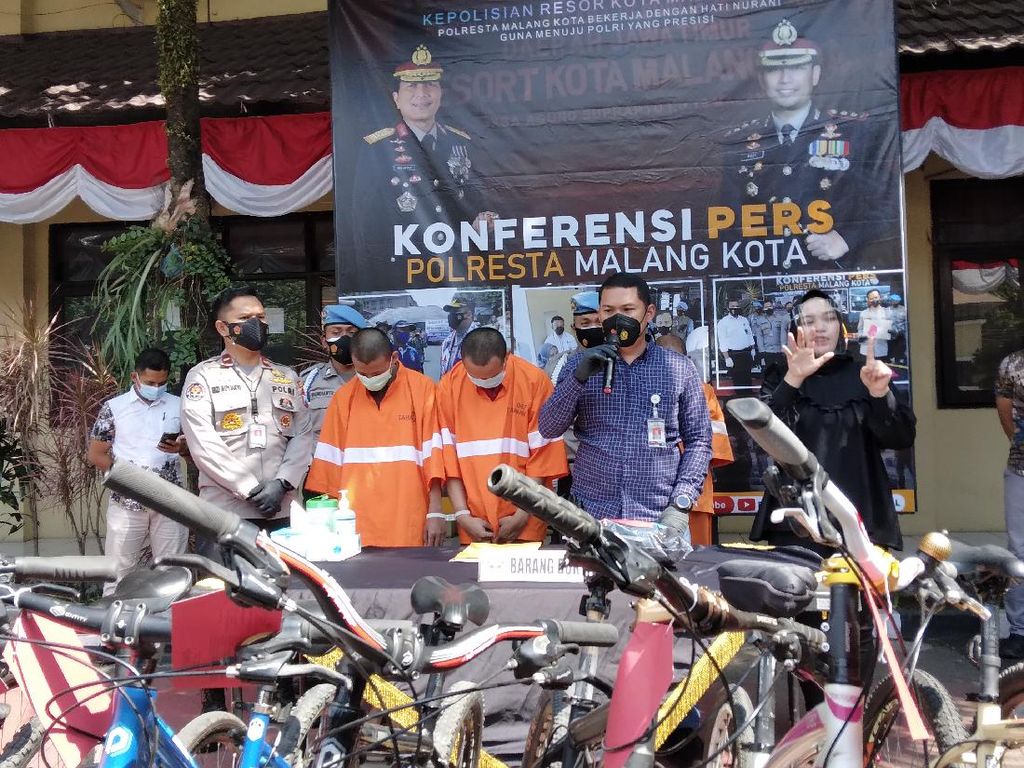 Marak Pencurian Sepeda Saat Pandemi, 2 Residivis 30 TKP di Malang Ditangkap Marak Pencurian Sepeda Saat Pandemi, 2 Residivis 30 TKP di Malang Ditangkap
