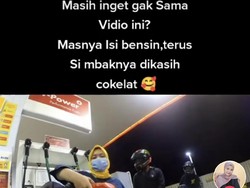 Viral Kisah Manis Petugas Pom Bensin Berjodoh dengan Pria yang Isi Bensin
