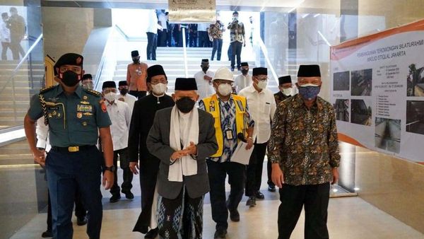 Wapres Maruf Amin Tinjau Terowongan Silaturahmi Istiqlal-Katedral