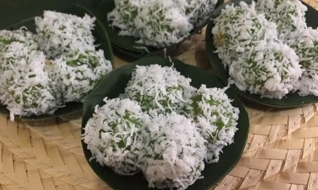 Jajanan pasar klepon/ foto: Instagram.com/ kelepon_dayuatik Jajanan pasar klepon