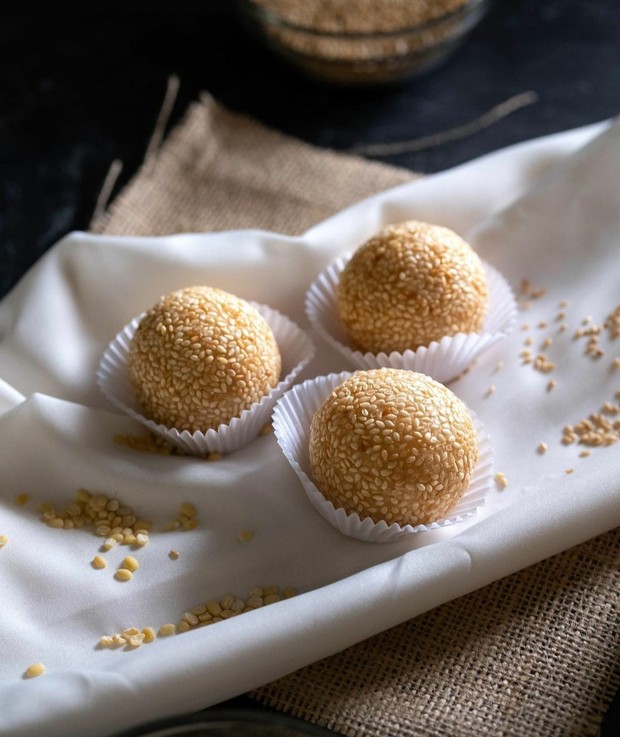 Jajanan pasar onde-onde/ foto: Instagram.com/ ondeistimewa Jajanan pasar onde-onde