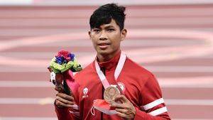 Foto-foto Sapto Yogo Raih Medali Paralimpiade Tokyo 2020