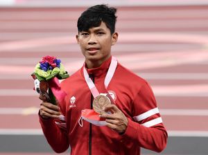 Foto-foto Sapto Yogo Raih Medali Paralimpiade Tokyo 2020