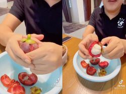 Viral Cara Tradisional Buka Buah Manggis, Lebih Praktis dan Mudah!