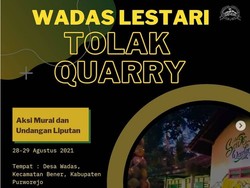 Wadas Melawan, Warga Desa Ajak Seniman Bikin Mural Tolak Tambang Quarry
