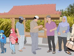 Sebuah Gardu di Simpang Talang Baru