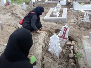 Puluhan Makam di TPU Khusus Covid-19 Parepare Ambles