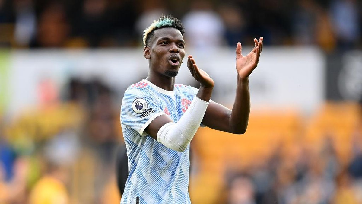 Ole Solskjaer membela Paul Pogba yang dianggap tampil buruk lawan Wolves (Foto: Getty Images/Michael Regan)