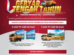 Beli Mitsubishi Fuso Bisa Dapat TV LED 32 Inci, Begini Caranya!